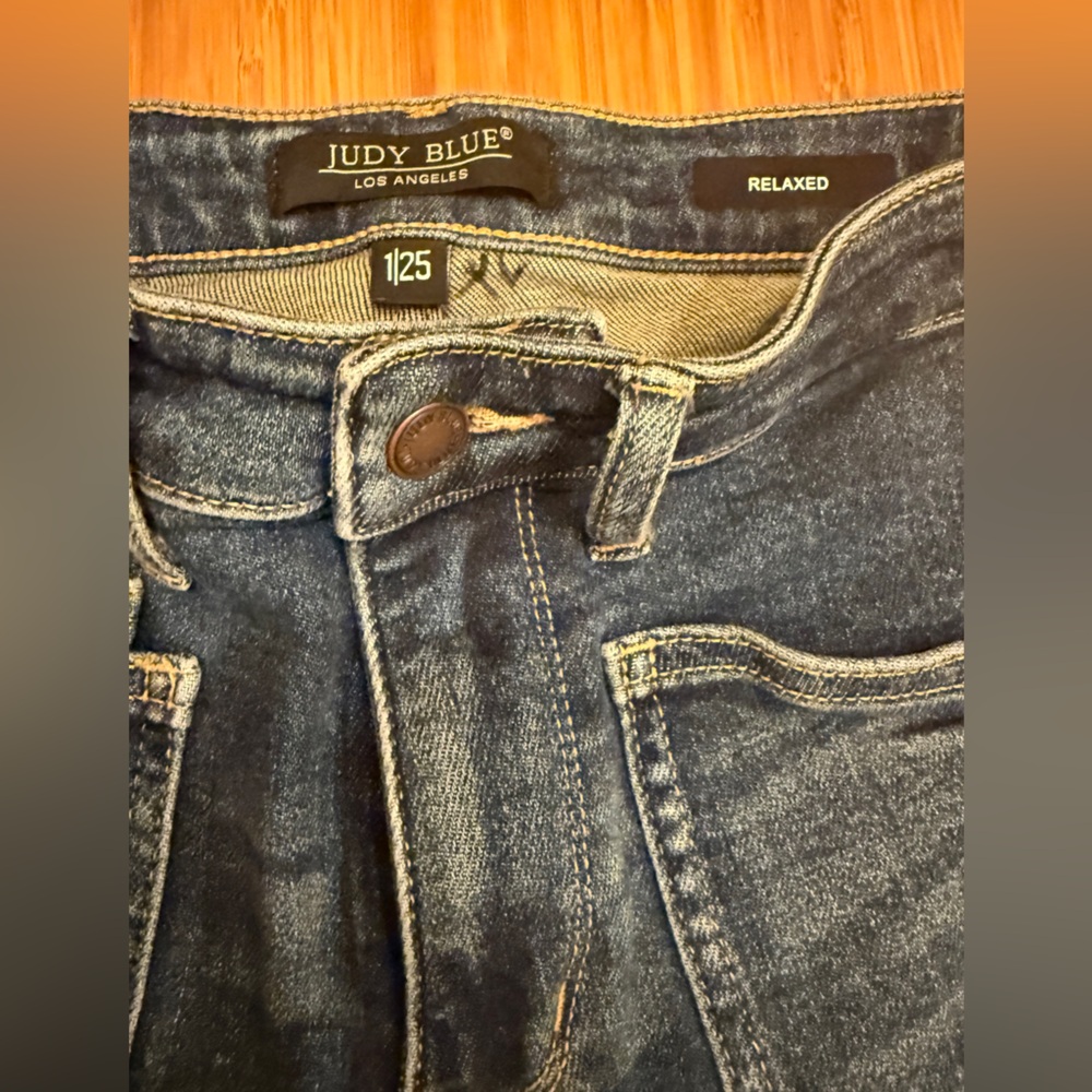 Judy Blue Dark Wash Skinny Jeans - Picture 9 of 12
